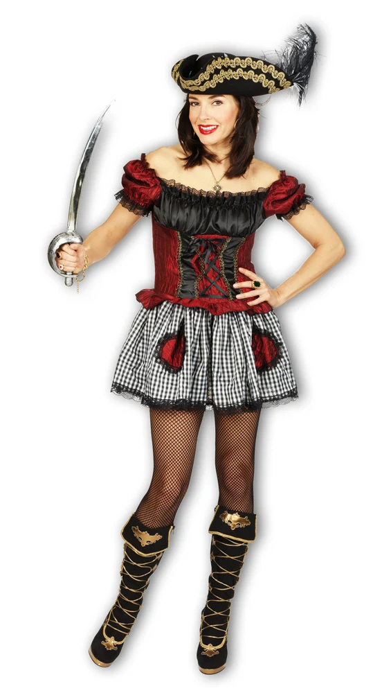 Burlesque Piratin Kleid Victoria | Piratenkostüm für Damen