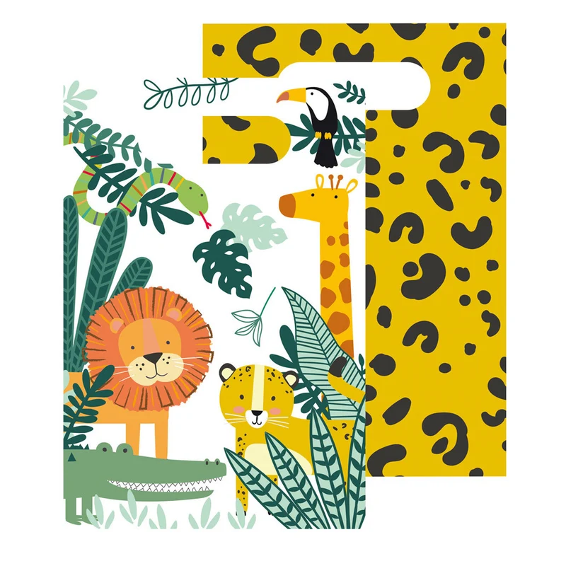 "Get Wild" Safari | 8 Papier Partytüten