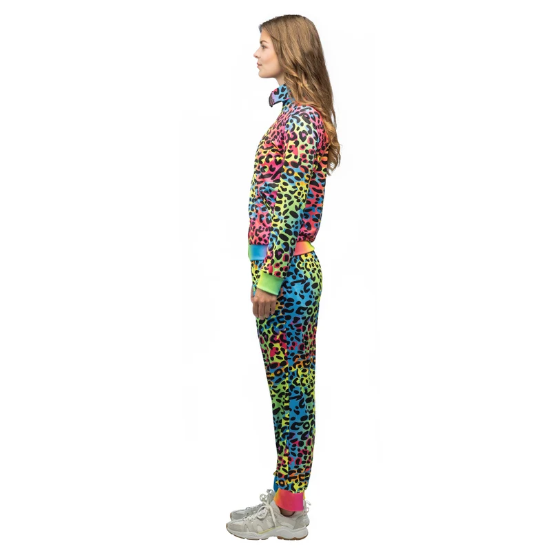 Trainingsanzug "Leopard Art" für Damen | Mehrfarbig