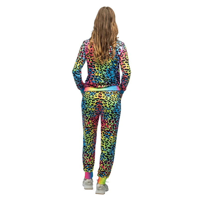 Trainingsanzug "Leopard Art" für Damen | Mehrfarbig