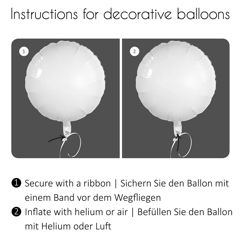 18"/Ø43cm Herz Folienballon "I Love You"