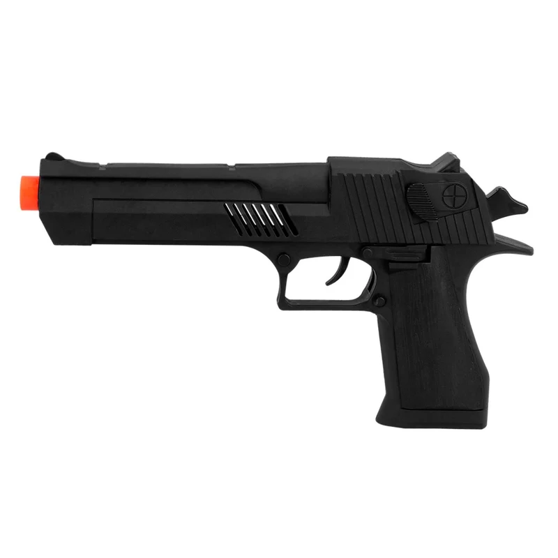 Spielzeugpistole "Polizist" | Schwarz - 21 cm