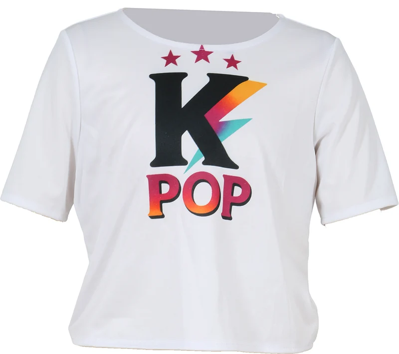 K-Pop Kostüm "Nova" für Damen | Gelb Schwarz