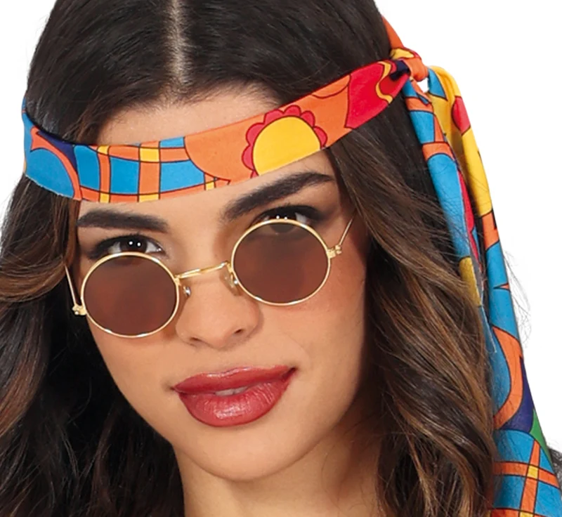 70er Jahre Hippie Flower Kostüm für Damen | 3-tlg.
