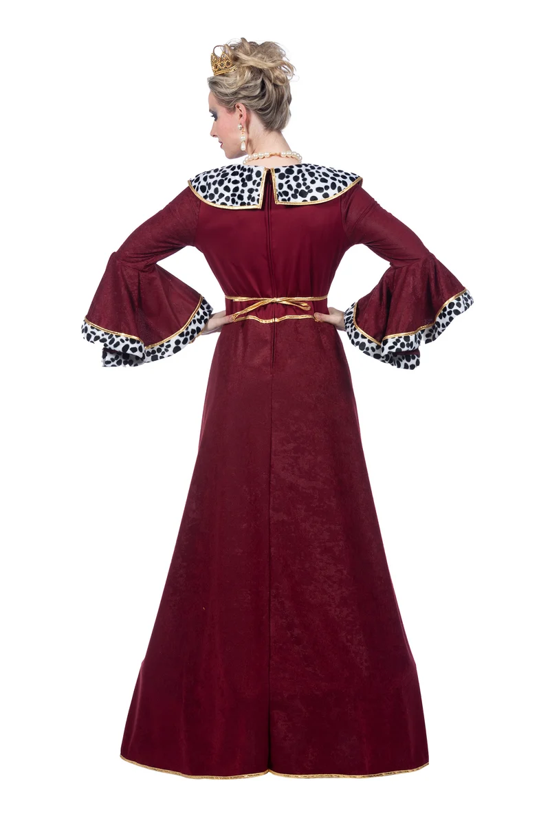 Königin "Malika" Kostüm für Damen | Rot - Kleid