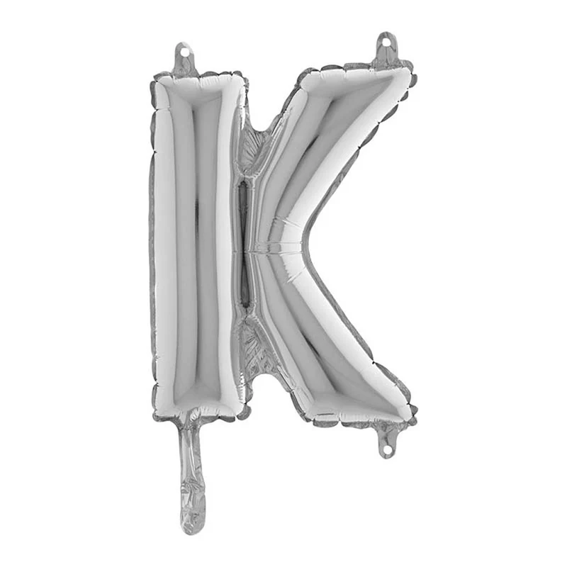 14"/Ø36cm Buchstabe silber | K