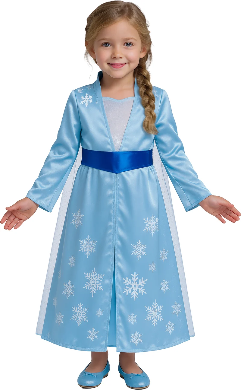 Kostüm "Eis Prinzessin" für Kinder | Hellblau