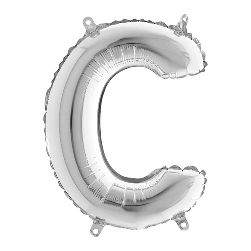 14"/Ø36cm Buchstabe silber | C