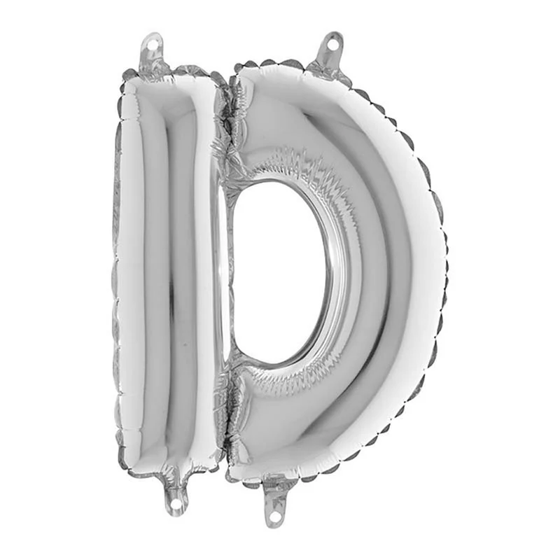 14"/Ø36cm Buchstabe silber | D
