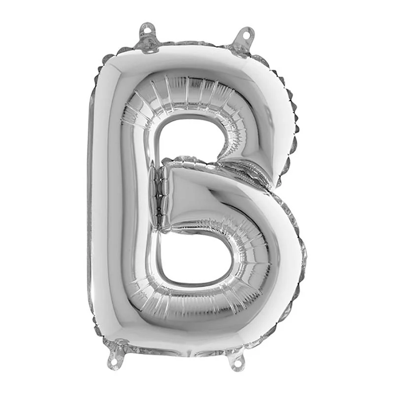 14"/Ø36cm Buchstabe silber | B