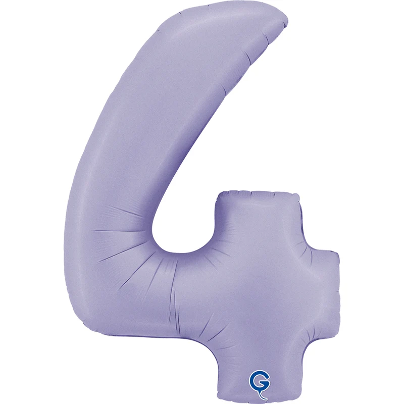Riesenzahl Folienballon 40"/102cm | Satin Lilac