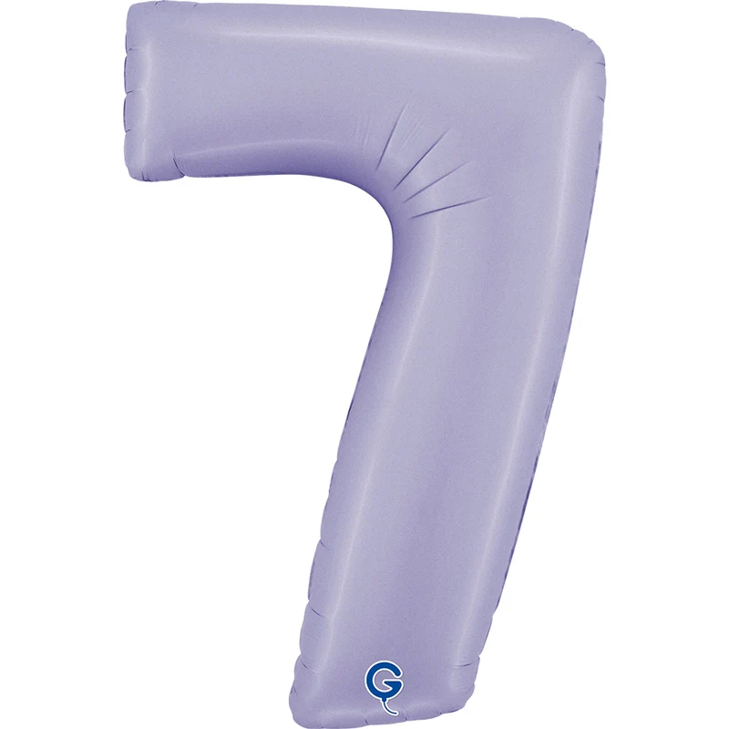 Riesenzahl Folienballon 40"/102cm | Satin Lilac