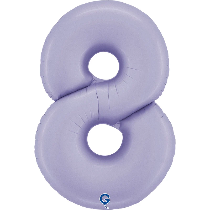 Riesenzahl Folienballon 40"/102cm | Satin Lilac