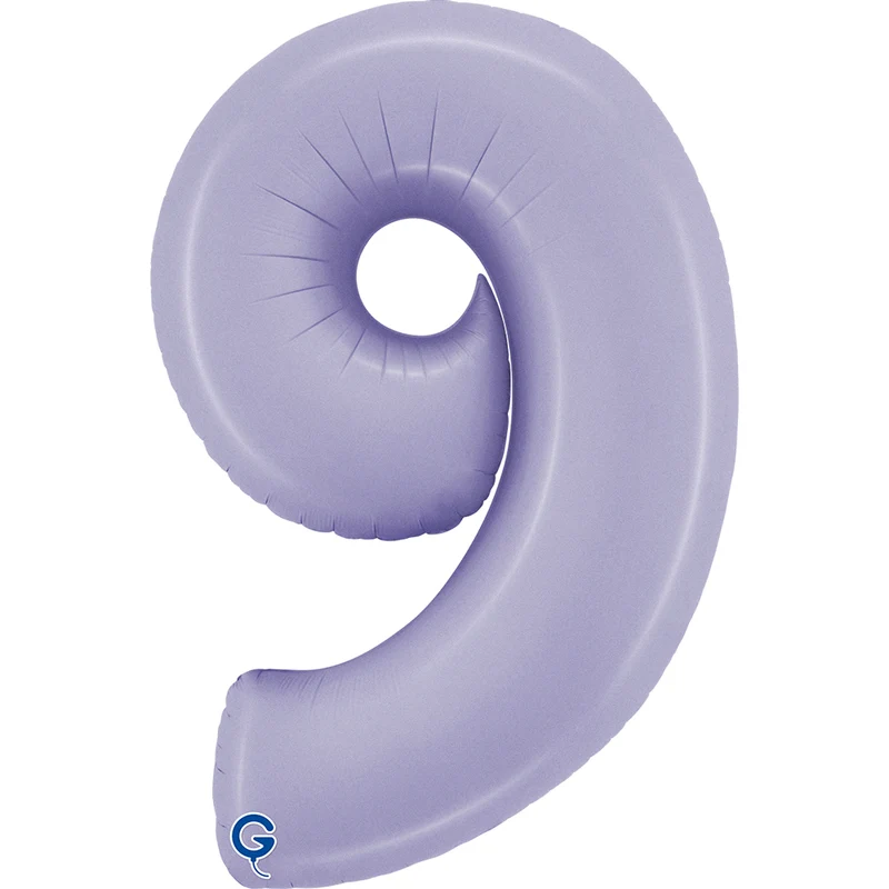 Riesenzahl Folienballon 40"/102cm | Satin Lilac
