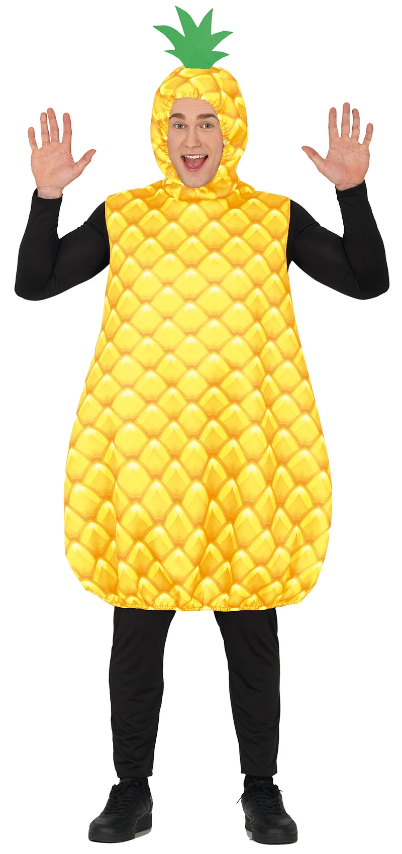 Spaßkostüm "Ananas" für Erwachsene | Einheitsgröße 52-54 (L)