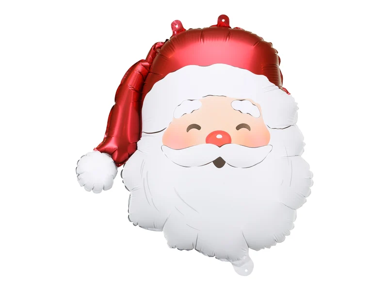 Folienballon Weihnachtsmann Kopf | 42 x 43,5 cm