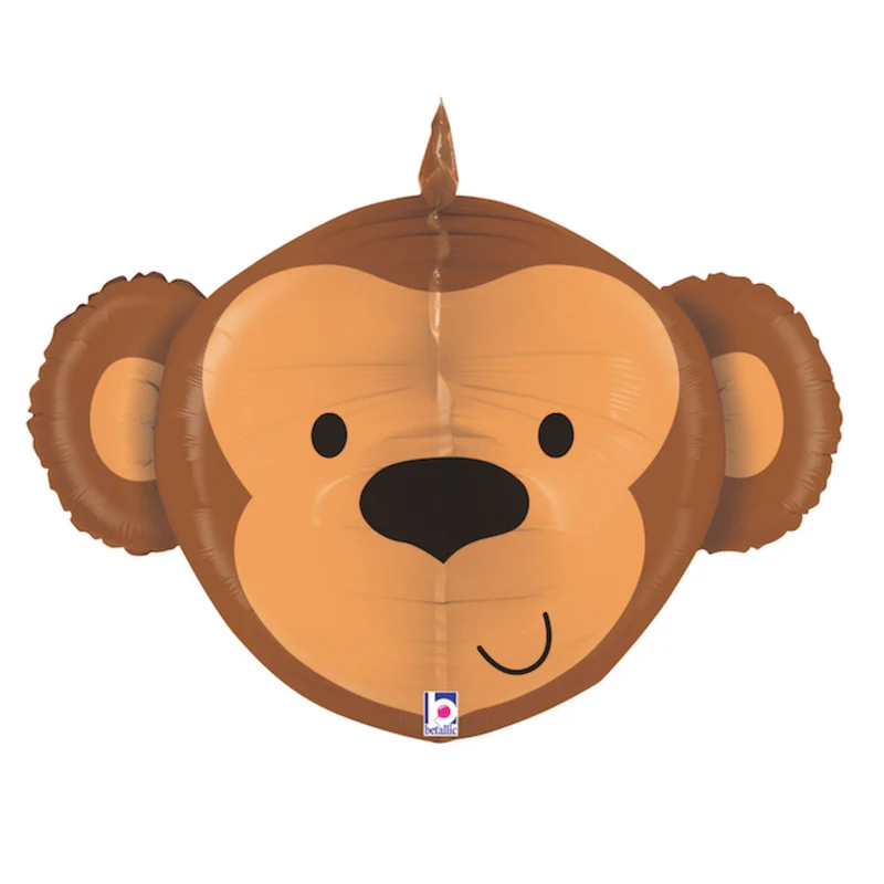 Shape Folienballon "Affe 3D" | 69 cm