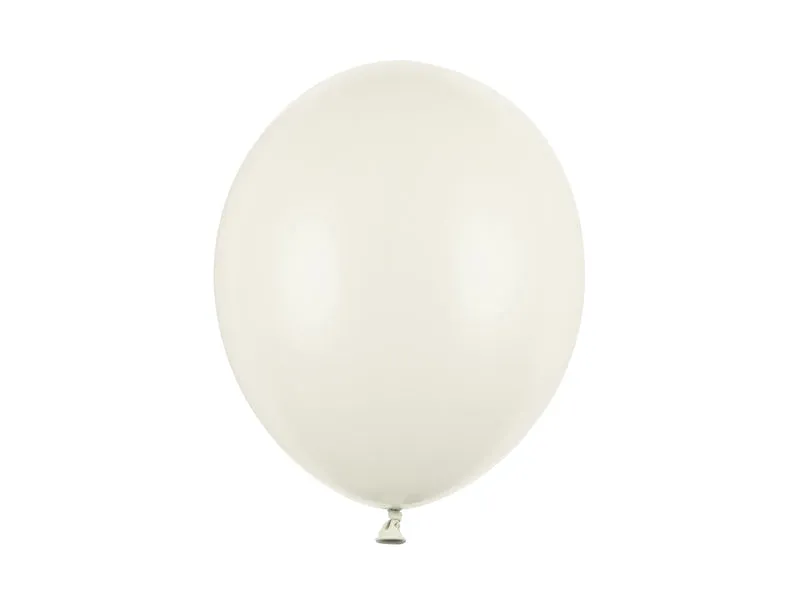 10 Stk. Luftballon Ø30cm "Uni Pastell" | Creme Weiß