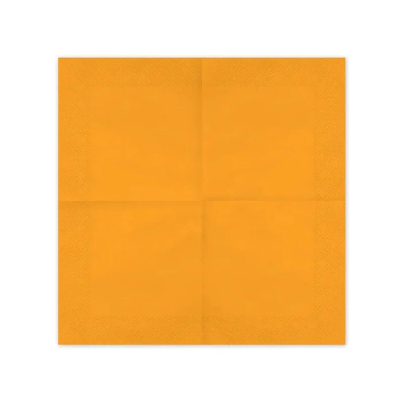 Servietten Uni 20Stk./33x33cm | Orange