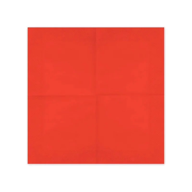 Servietten Uni 20Stk./33x33cm | Rot