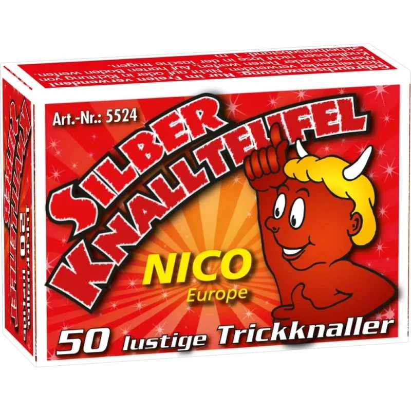 Silber Knallteufel | 50 Stück