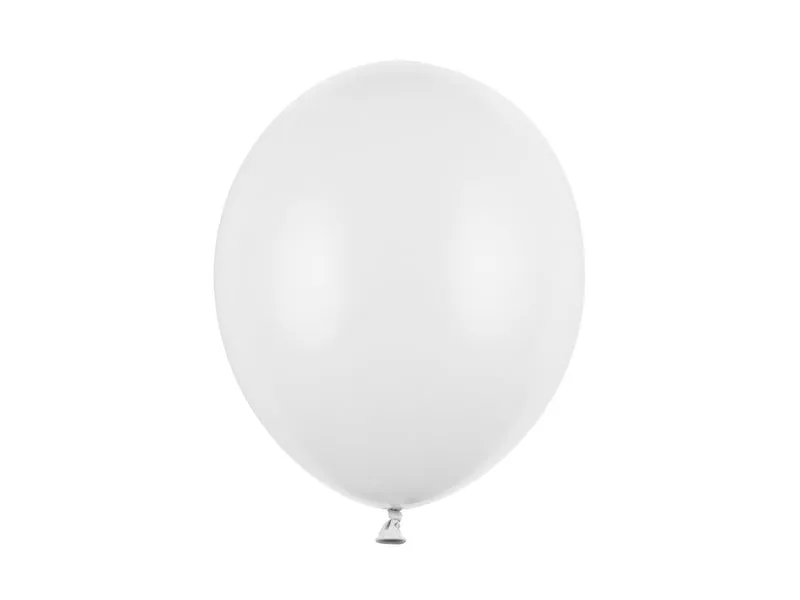 10 Stk. Luftballon Ø30cm "Uni Pastell" | Weiß