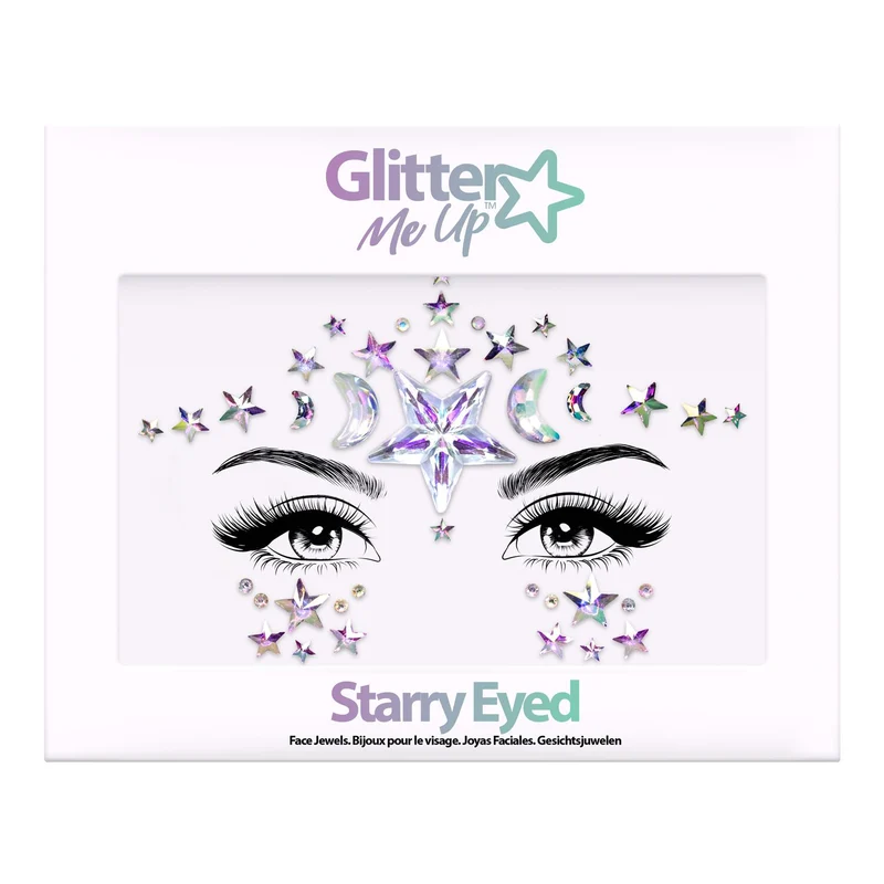 Face Jewels "Starry Eyed" - Selbstklebende Glitzersteine