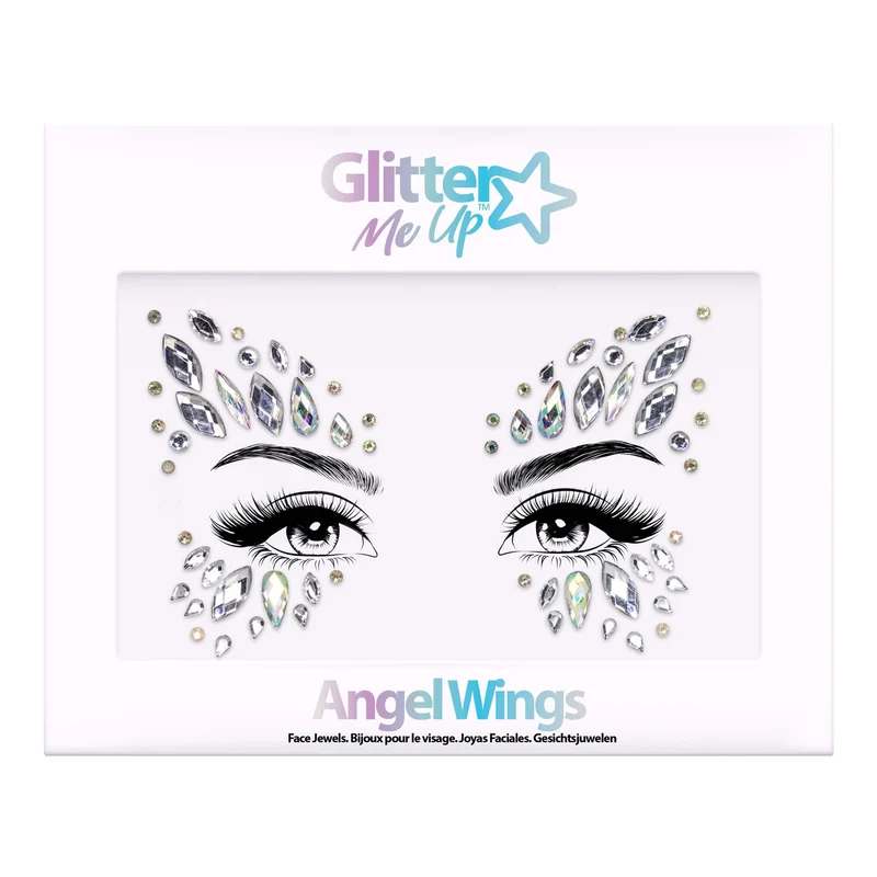 Face Jewels - Selbstklebende Glitzersteine Gesicht Körper Festival Karneval