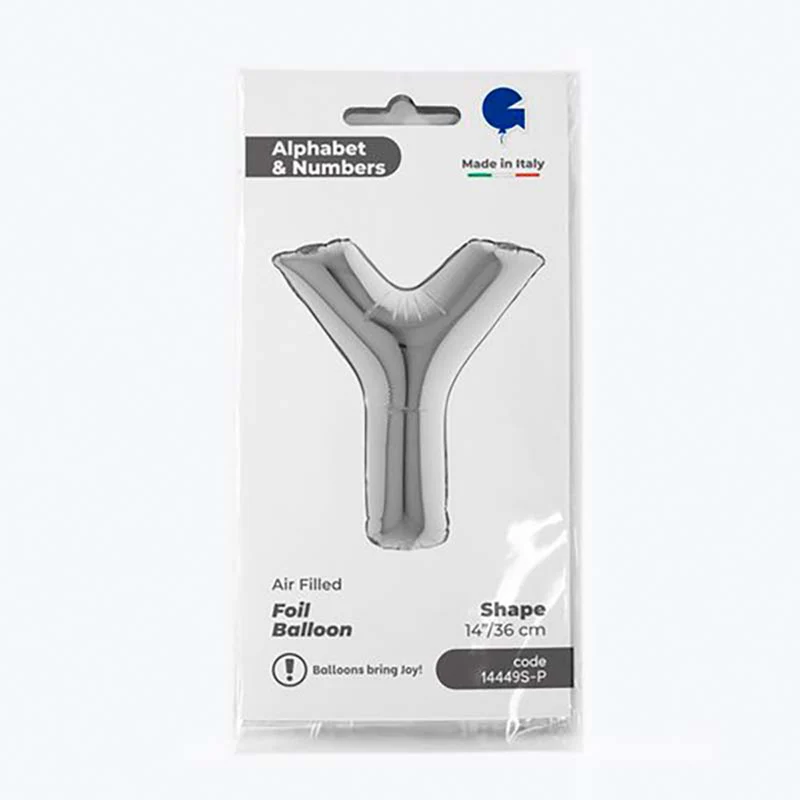 14"/Ø36cm Buchstabe silber | Y
