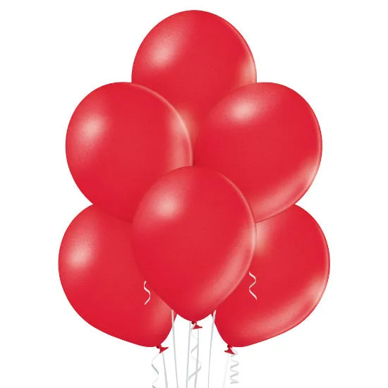 25 Stk. Luftballon Uni Metallic Ø 30cm | Rot #080