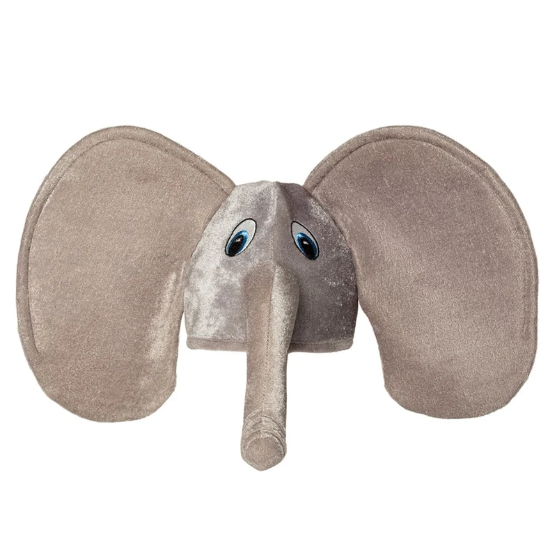 Karneval Hut "Elefant" | Grau