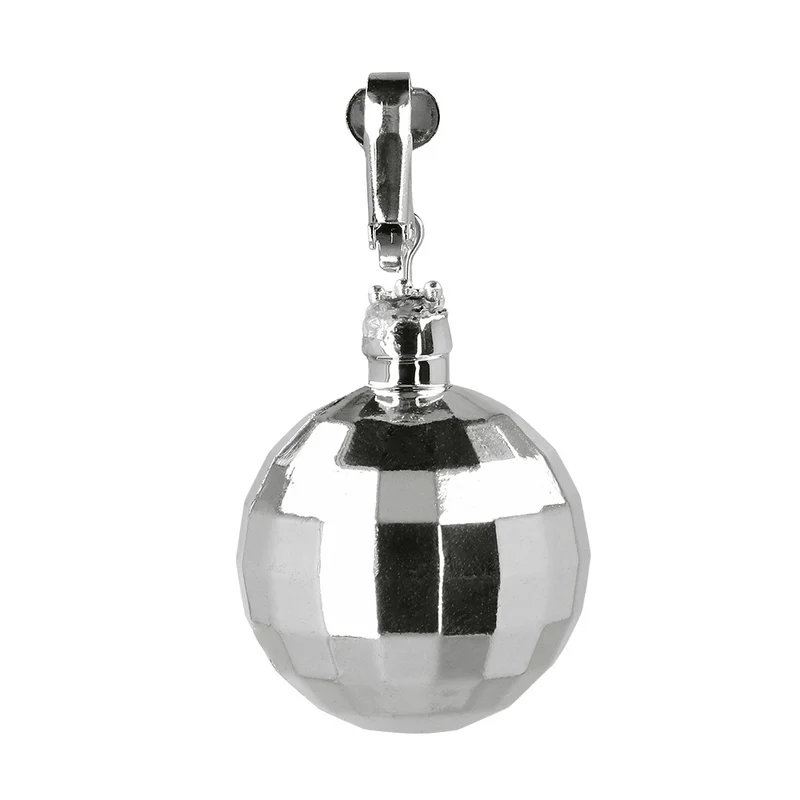 Kostüm-Set "Discokugel" 6-tlg. | Silber - Schmuck Brille Diadem