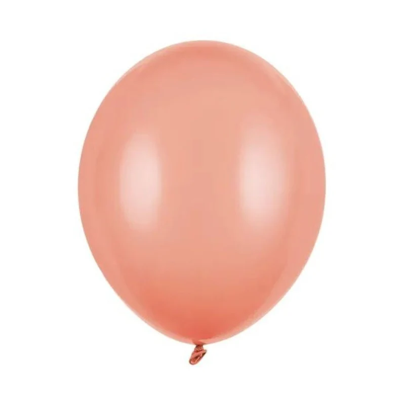 10 Stk. Luftballon Ø30cm "Uni Pastell" | Pfirsich Orange