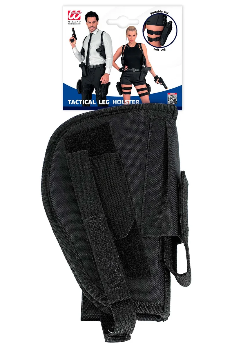 Taktisches Holster für das linke Bein | Schwarz - Zubehör Pistole