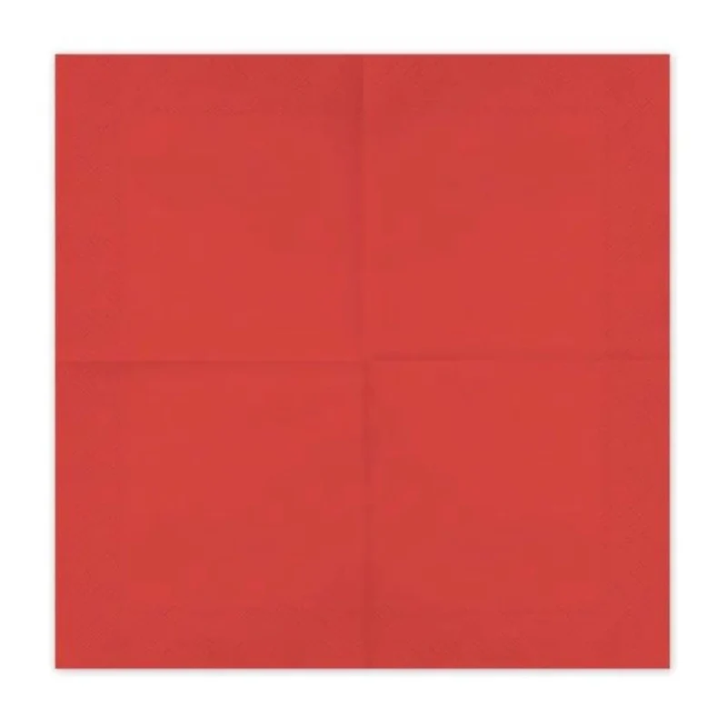 Servietten Uni 20Stk./33x33cm | Rot