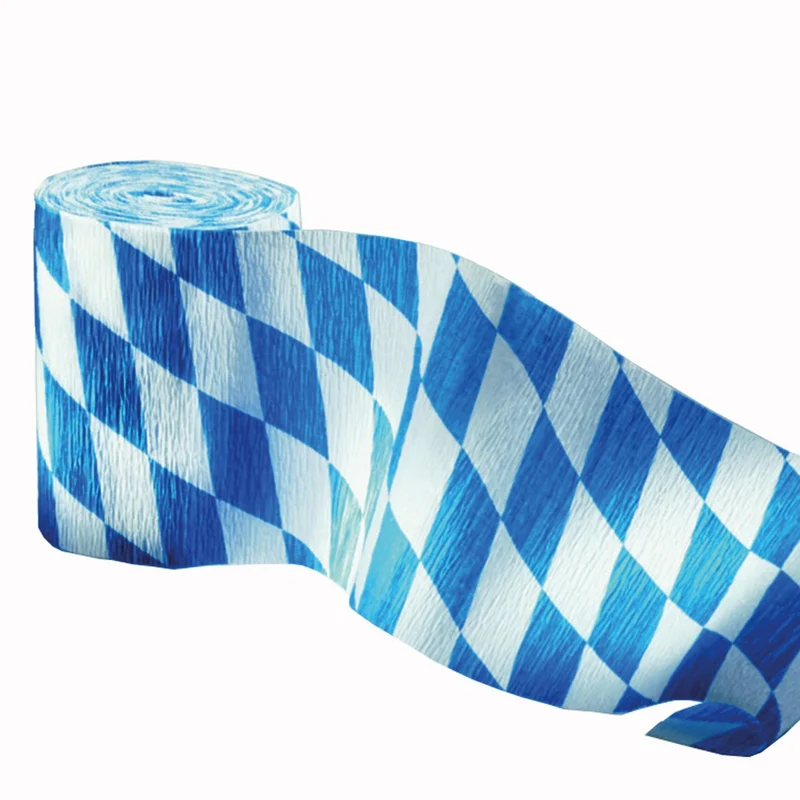 Kreppband 10m/3St. Bayern schwer entflammbar