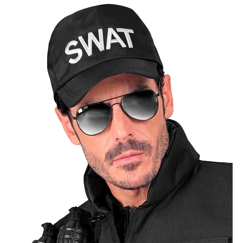 S.W.A.T. Basecap - Mütze für Erwachsene | Schwarz