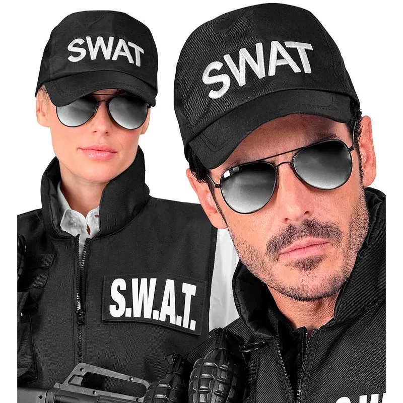 S.W.A.T. Basecap - Mütze für Erwachsene | Schwarz