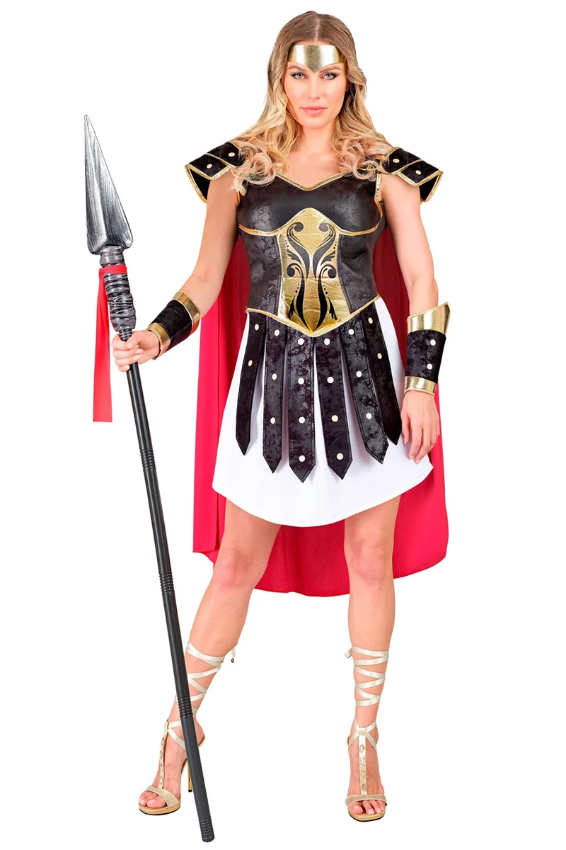 "Römische Centurio" Gladiatorin Kostüm für Damen | 5-tlg.