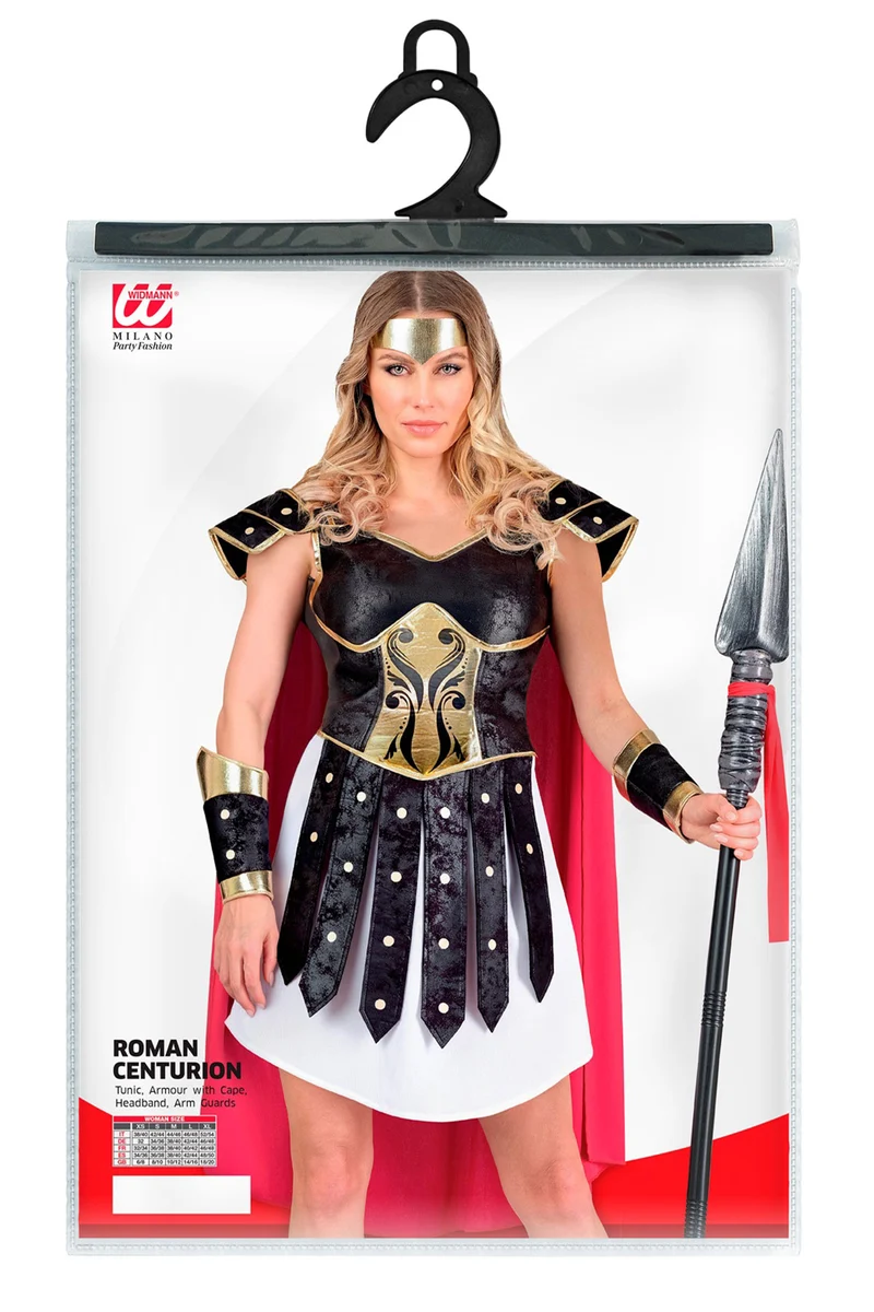 "Römische Centurio" Gladiatorin Kostüm für Damen | 5-tlg.