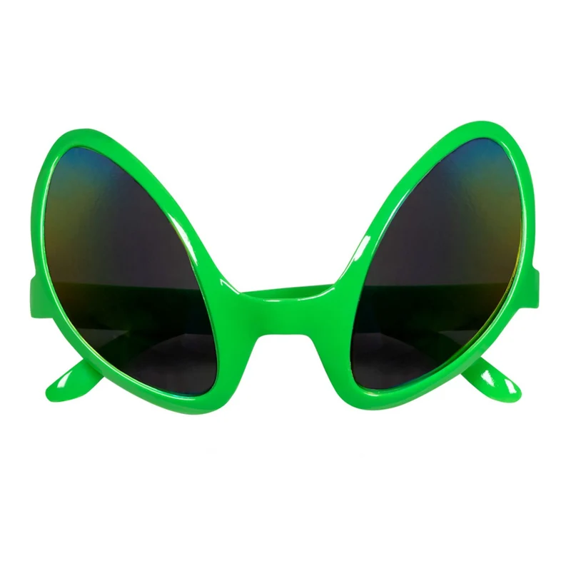 Kostüm-Set "Alien" 2-tlg. | Grün - Diadem und Partybrille