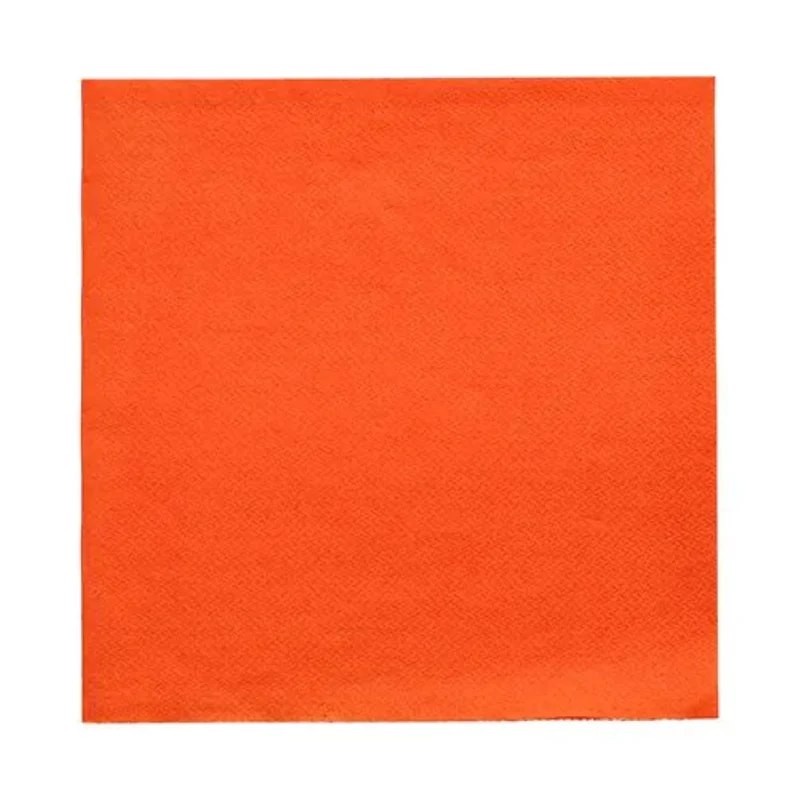 Servietten Uni 33x33cm/50Stk. | Nektarine
