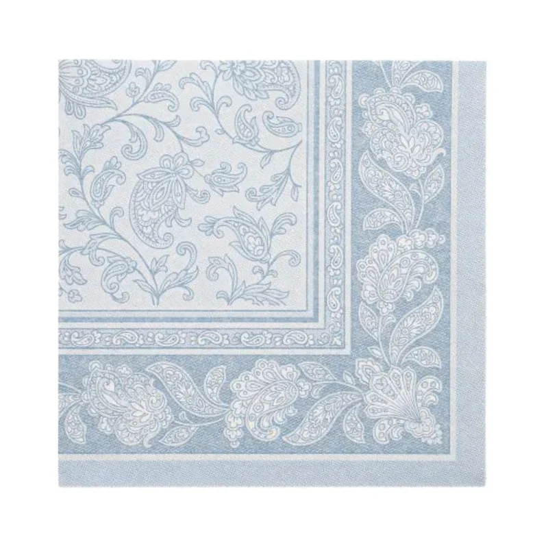 Servietten RC "Ornaments" 40x40cm/50Stk. | Arktikblau