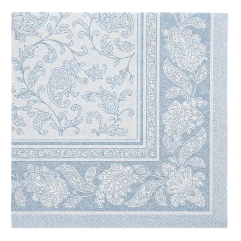 Servietten RC "Ornaments" 40x40cm/50Stk. | Arktikblau