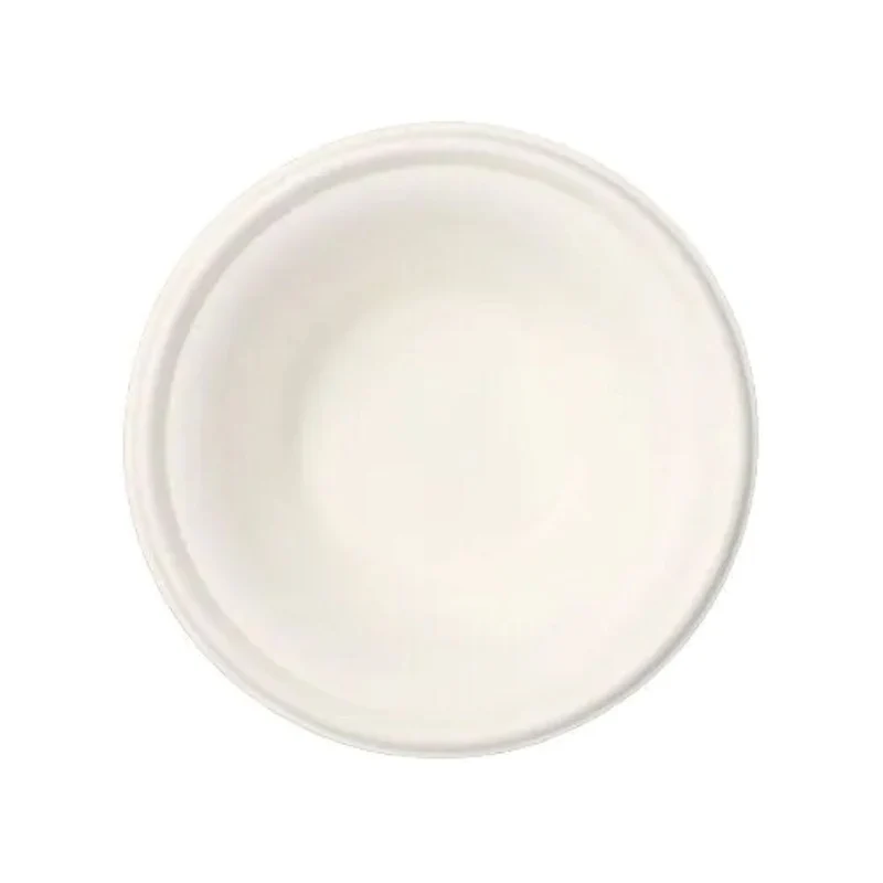 Zuckerrohr Schalen "pure" weiss | 12 Stück 380 ml Ø 15,5x4,6 cm