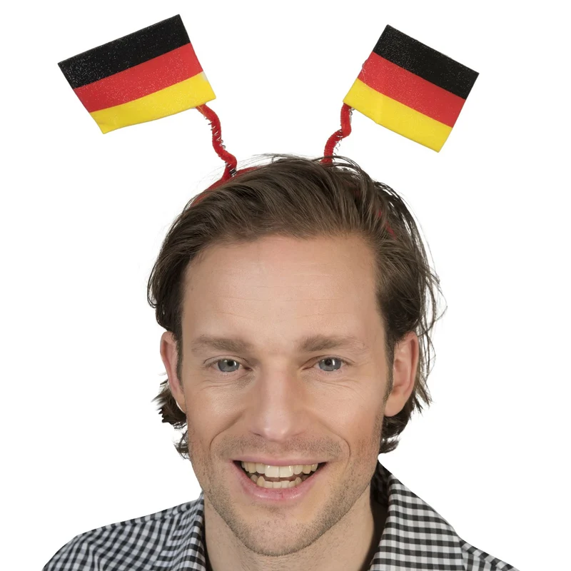 Deutschland Fan Artikel "Haarreif mit Fahnen"