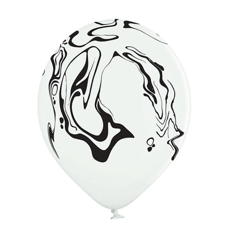 Luftballon Ø30cm "Marble" | 6 Stk.