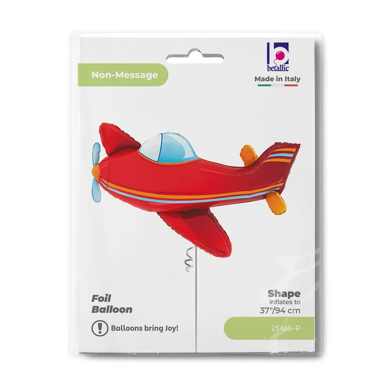 Shape Folienballon "Flugzeug" | 94 cm