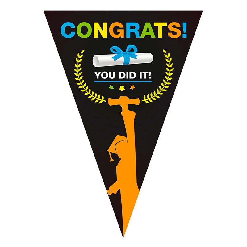 Wimpelkette Congrats, PVC, 5m