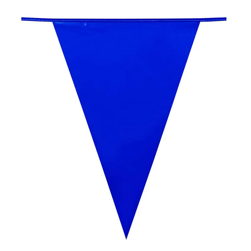 Wimpelkette PE 20x30cm L: 10m | Blau